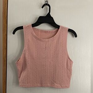 Pink Crop Top